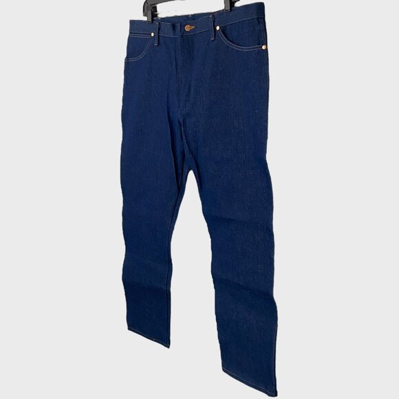 Wrangler Cowboy Cut Denim Jeans Blue Men's Size 38X32 Original Fit Pro Rodeo New - Picture 2 of 12
